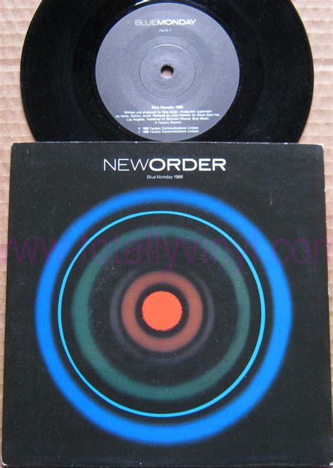 Totally Vinyl Records New Order Blue Monday 1988 7 Inch Picture