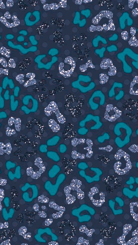 Turquoise & purple glitter leopard print | Leopard print ...
