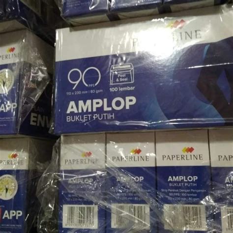 AMPLOP PUTIH PAPERLINE NO 90 ENVELOPE AMPLOP PUTIH KECIL POLOS SURAT