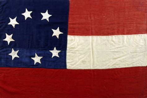 The Stars And Bars First National Flag Of The Confederate States