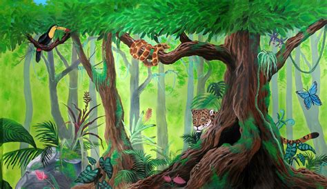 Famous Forest Mural Painting Ideas