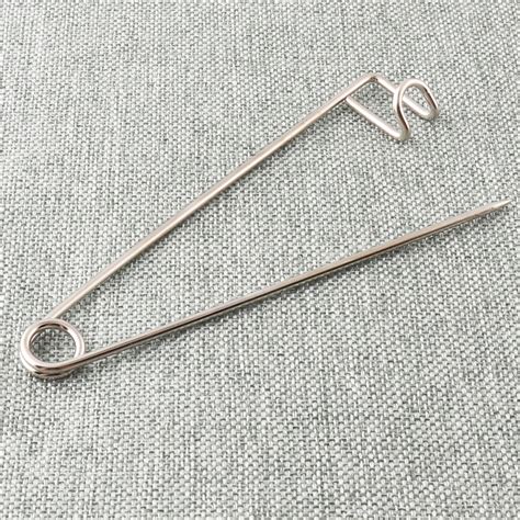 Giant Safety Pins Jumbo Laundry Safety Pins 10cm Silver Stitch Etsy