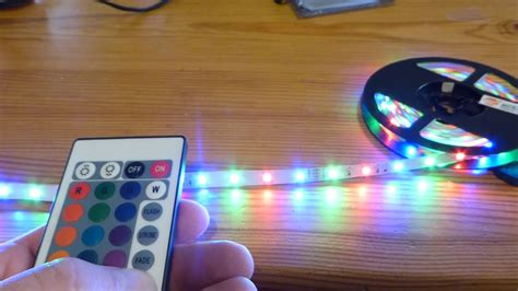 Zdm 5m Led Strip Light With Remote Control Rgb Color 24 Keys From