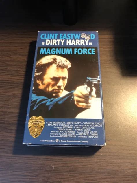Magnum Force Vhs Clint Eastwood Dirty Harry San Francisco
