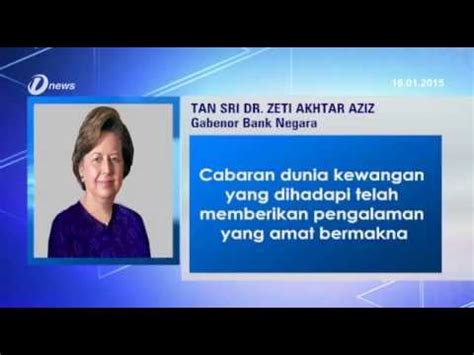 Kuala lumpur, feb 23 — bank negara governor tan sri dr zeti akhtar aziz hopes that the investigation into 1mdb will be resolved before she completes her tenure in april. Tan Sri Dr. Zeti Diiktiraf Dunia Kewangan Islam - YouTube