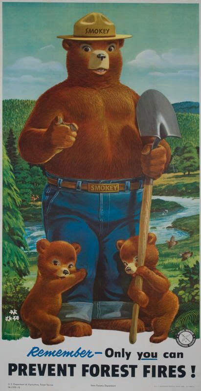 Smokey Bear Smokey The Bears Vintage Posters Smokey