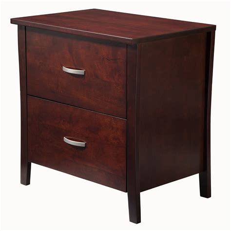 Furniture Of America Nore Contemporary Cherry Solid Wood Nightstand