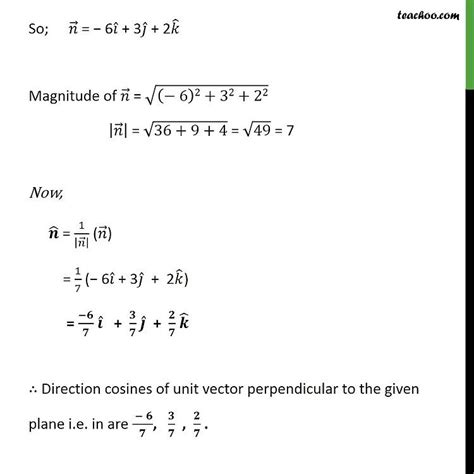 Example 14 - Find direction cosines of unit vector perpendicular