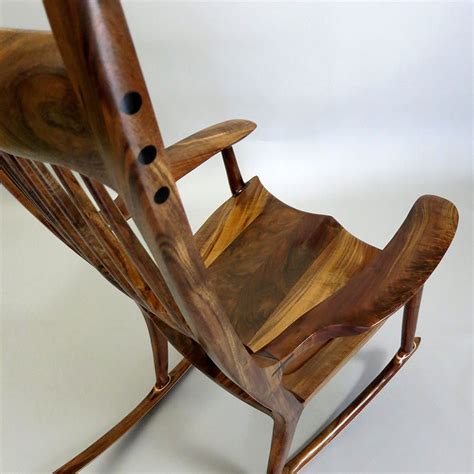 Custom Handcrafted Rocking Chair Sam Maloof Style