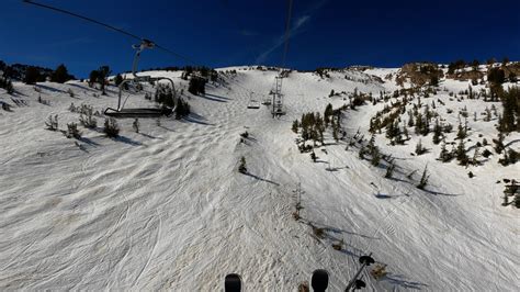 Mammoth Mountain Snow Report From The Snowman