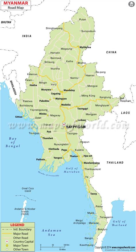 The following maps are interactive. Myanmar Road Map | Sao tome and principe, Political map, Map