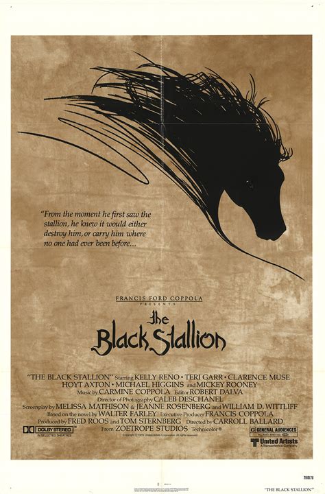 Find the perfect black stallion movie stock photo. The Black Stallion 1979 Original Movie Poster Adventure ...