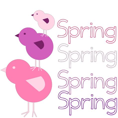 Spring And Birds Multi Colors Png Svg Clip Art For Web Download Clip