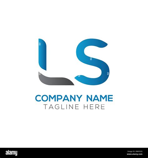 Initial Ls Letter Business Logo Design Vector Template Abstract Letter