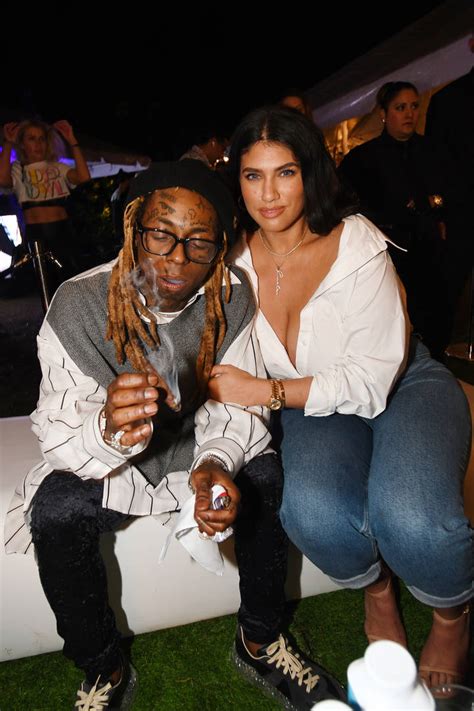 lil wayne s alleged fiancé la tecia thomas shows off a matching tattoo after wayne shouted her