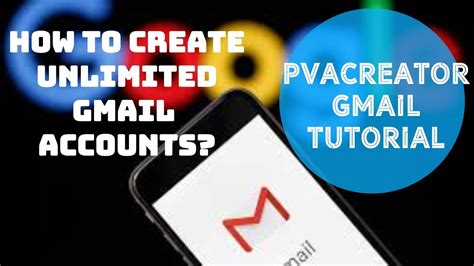 How To Create Unlimited Gmail Accounts Pvacreator Gmail Tutorial
