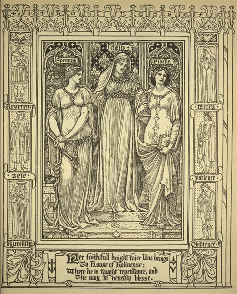Edmund Spencers ‘the Faerie Queen Illustrated By Walter Crane