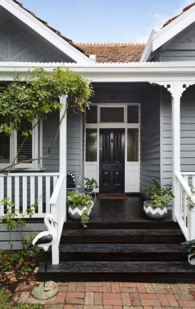 Exterior House Colors Weatherboard Front Porches 27 Ideas Facade