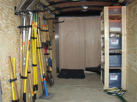 Enclosed Trailer Tool Organization 1000 1000 In 2020 Enclosed