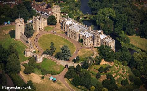 Aeroengland Aerial Photograph Of Warwick Castle Warwickshire England Uk