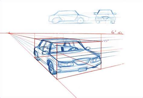 Car Perspective Drawing At Getdrawings Free Download