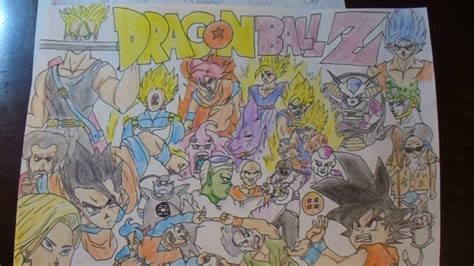 Saiyan dragon ball z pokemon dbz art son goku japanese animation cartoon drawings dragon. Cool Dragon Ball Z drawings - YouTube