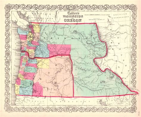 Map Of Oregon Counties And Towns