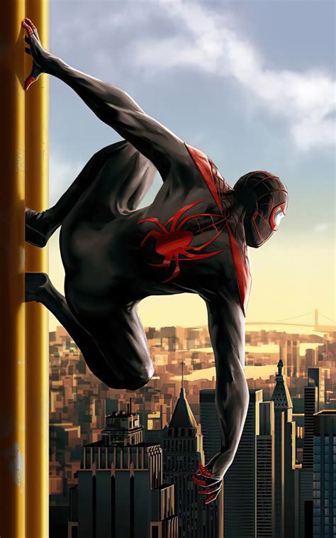 800x1280 Miles Morales Spider Man Into The Spider Verse Nexus 7samsung