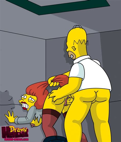 Rule 34 Ass Breasts Clothes Color Drawn Hentai Female Homer Simpson