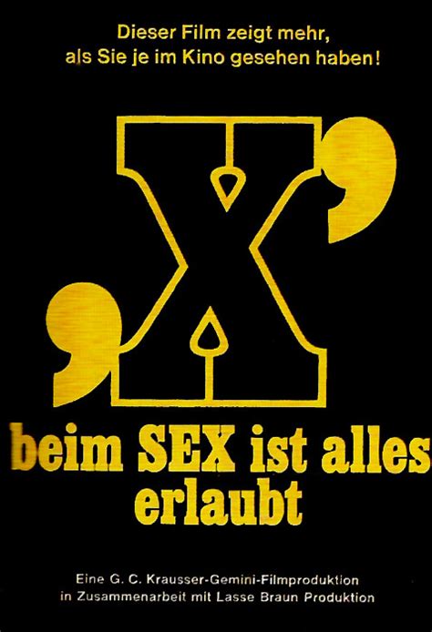 Filmplakat X Beim Sex Ist Alles Erlaubt 1973 Filmposter Archiv