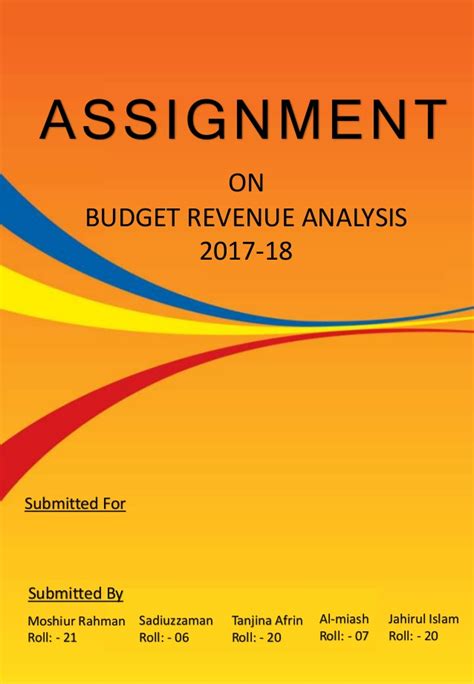 Amin ya rabbal al amin. Assignment Cover Page Design with Powerpoint