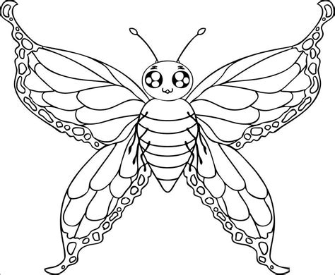 Free Butterfly Coloring Pages Printable And Coloring Book