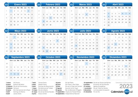 Calendario 2023 Chile Con Feriados Imprimir Curp Actualizado Imagesee