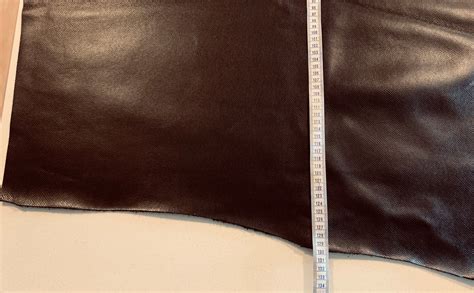 Chrome Tanned Black Genuine Leather Etsy