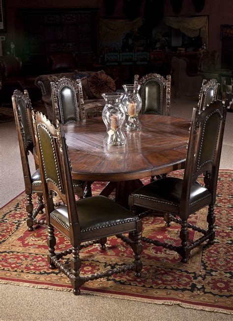 Used office furniture in the fort worth, tx area. Majestic Round-Oval Dining Table | Brumbaugh's Fine Home ...