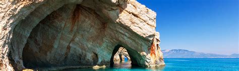 Unrealistic Sea Caves On Zakynthos Greece Beach Wallpapers
