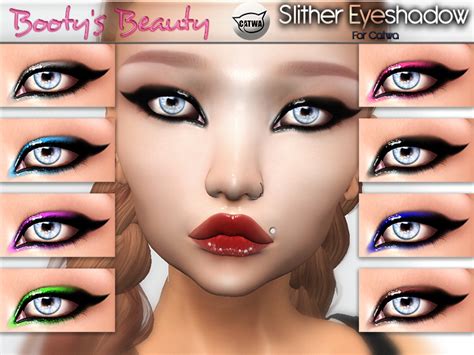Second Life Marketplace Bootys Beauty Catwa Eyeshadow ~ Slither