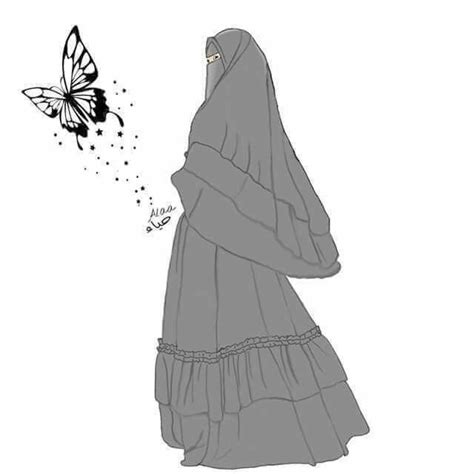 Pin Oleh رَوح و ريحان •° Di Niqab Lovers Ilustrasi Karakter Seni