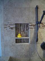 Pictures of How To Build A Shower Niche Shelf
