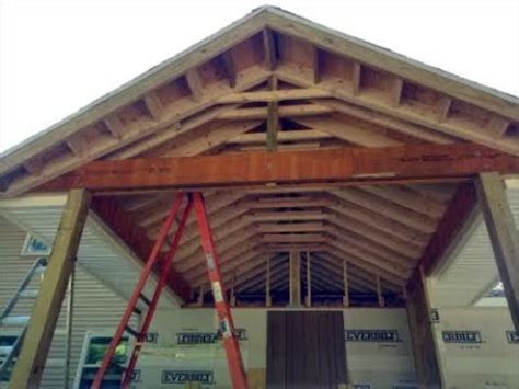 More images for what is a gable on a house » build gable roof over deck / porch - YouTube