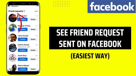 How To See Friend Request Sent On Facebook Youtube
