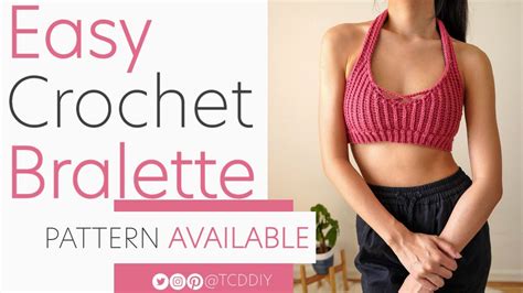 EASY Crochet Bralette Pattern Tutorial DIY YouTube