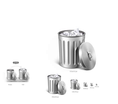 For the best chance of data recovery, you need to stop using your mac as when a file is deleted from the trash, your mac stops showing it to you, but it still keeps that data written on the hard disk. 19 Change Mac Trash Icon 2013 Images - Trash Bin or ...