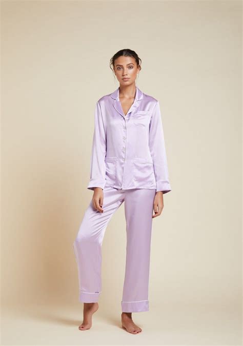 The Classic Olivia Von Halle Pyjama Set The Coco Orchid Olivia Von