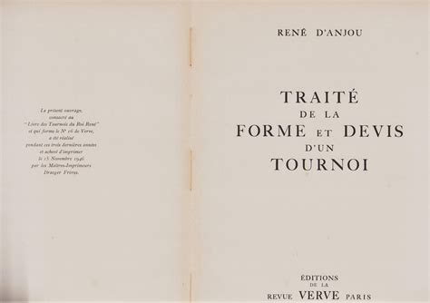 Katalog Le Livres Des Tournois Du Roi Rene Armeria Posnaniensis