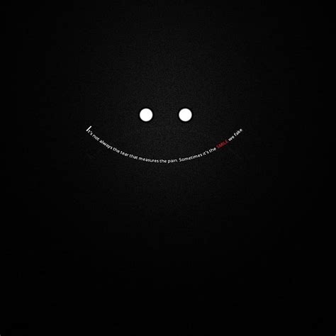 Fake Smile Pain Depression Quote Inside Black For You For