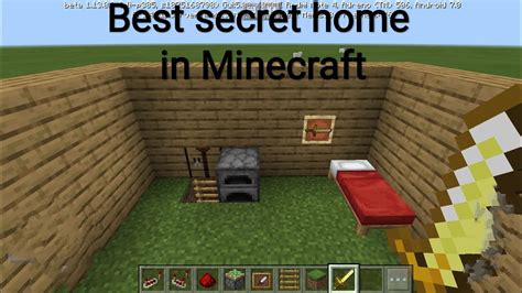How To Make A Secret Home In Minecraftby Tutorial King Youtube