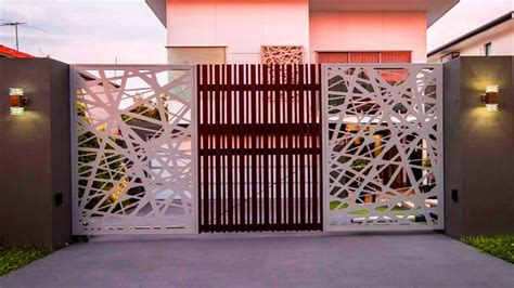 Gates designs browse gate ideas and save your favourite images a solid exterior grid not only offers a great deal of protection, but also adds to the privacy of the house. 15 Simple Gate Design For Small House