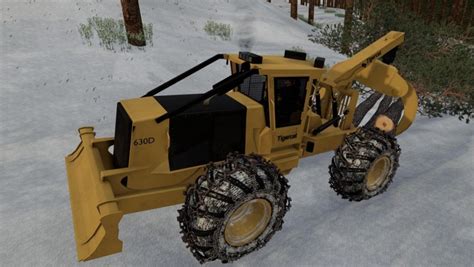 Мод Tigercat 630D Skidder для Farming Simulator 2019