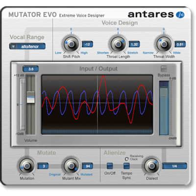 Antares Audio Technologies Auto Tune Vocal Studio Software Reverb